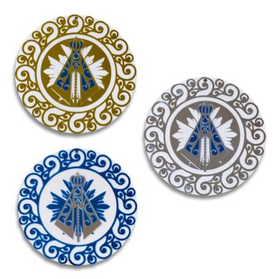 Mandala Espelhada de Parede Nossa Senhora Aparecida M 30×30 cm -14298