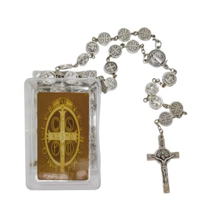 Terço Metal Contas Medalha São Bento – 1523