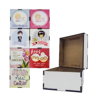 Caixa MDF Diversos 10×10 cm – 13227