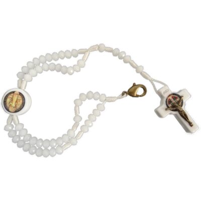 Pulseira Terço Vidro São Bento – 8213