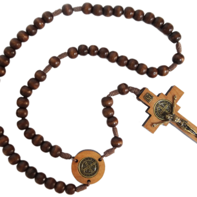 Terço Imbuia de São Bento – 7784