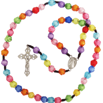 Terço colorido de N. Sr.ª Aparecida – 9678