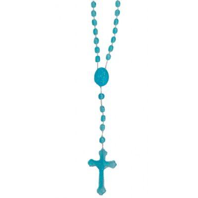 Kit c/12 Terço Acrílico Azul Claro – 6520