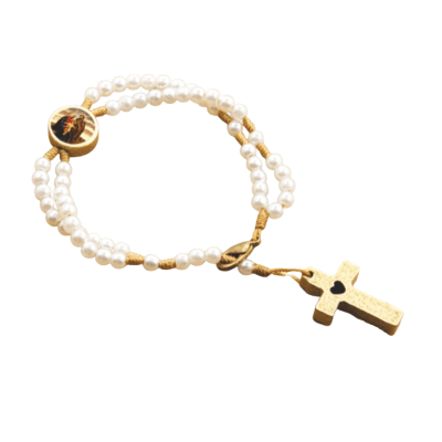 Pulseira Terço do Pérola Sagrada Família – 21 cm – 11628