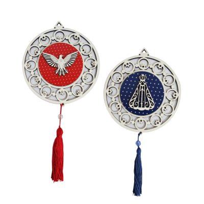 Mandala Aplique Vazado MDF Diversos – 16x14cm – 9514