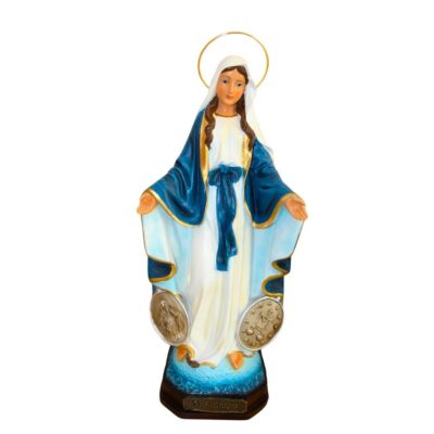 Imagem Resina Nossa Senhora das Graças com Medalha 30 cm – 12233