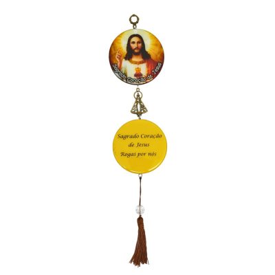 Adornos Duplo Sagrado Coração de Jesus MDF – 12383