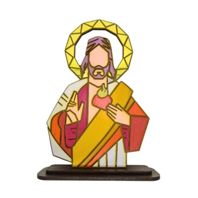 Oratório Sudarius MDF  Sagrado Coração de Jesus – 12749