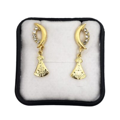 Brincos Folheado Nossa Senhora da Aparecida – 13886