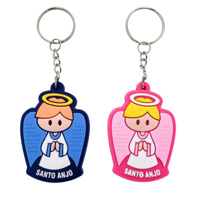 Chaveiro Infantil Anjo da Guarda Emborrachado – 6395