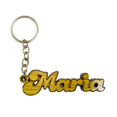 Chaveiro Madeira Maria 12,5 cm – 11292